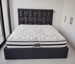 R2R PUZZLE DESIGN UPER SUPER TWIN SIZE BED (120X200) WITH PREMIUM POCKET SPRING MATTRESS