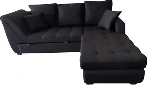 Maximof L-Shape Designer Sofa Chair with Storage by R2R - (Both Sides Available)