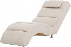 HOMEGENIE ELEGANT S SHAPE RELAXATION LOUNGE CREAM VELVET